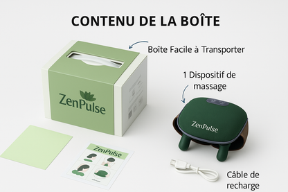 Masseur portable relaxant ZenPulse